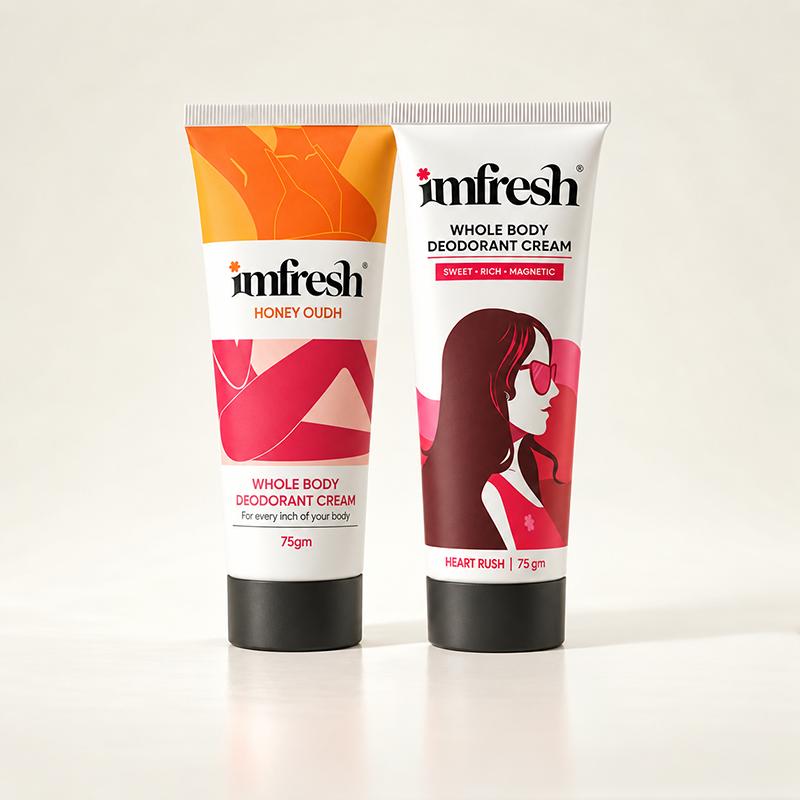 imfresh Cream (Heart Rush + Honey Oudh) Combo